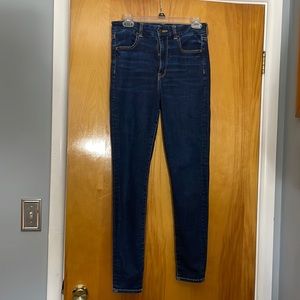 American eagle size 6 curvy super high rise jegging